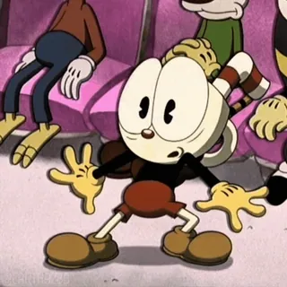 😃 5a075d16 Baby Bottle The Cuphead Show! Cartoon, Animiert, Cuphead, Babyflasche whatsapp sticker