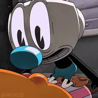 😡 fed19810 Cuphead Cartoon, Figur, Animation, Spiel, Cuphead whatsapp sticker