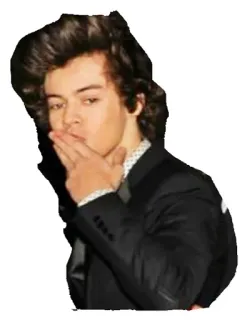 😘 0494027c Harry Styles คนดัง, นักร้อง, จูบ, แฮร์รี่ สไตลส์, ป๊อปสตาร์ whatsapp sticker