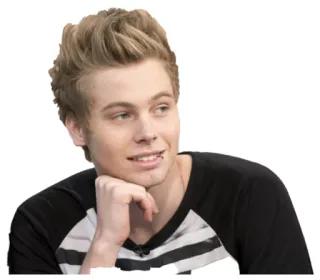 👦 d7f84ada Luke Hemmings ลุค เฮมมิงส์, 5 Seconds of Summer, นักร้อง, นักดนตรี, ผมบลอนด์, ภาพเหมือน whatsapp sticker