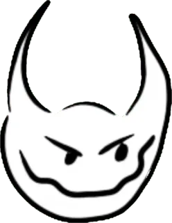 😈 b1491944 恶魔, 恶灵, 邪恶, 角, 卡通, 角色, 幻想, 怪物 telegram sticker