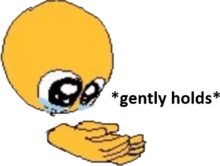 🤲 04b5a6f8 Emoji, Piangere, Triste, Implorante, Mani telegram sticker