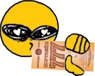 🥃 e2d29b25 Лортей emoticon, biglietto lotteria, 777, cuori telegram sticker