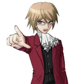 👆 6929407f Byakuya Togami Danganronpa Anime, Personnage, Danganronpa, Byakuya Togami, Manga, Lunettes telegram sticker