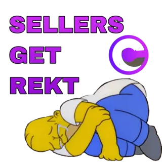 ✅ 5c7c3a27 Homer Simpson The Simpsons SELLERS GET REKT simpsons, rekt, funny, cartoon, humor, meme telegram sticker