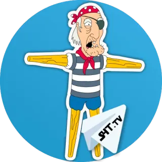 👴 83cc6311 S4T.TV 해적, 만화, 캐릭터, s4t.tv, 스티커 telegram sticker