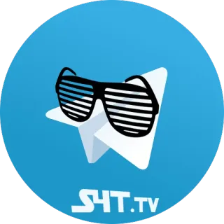 😎 a3753142 SHT.TV 선글라스, 텔레비전, 로고, 선글라스 telegram sticker