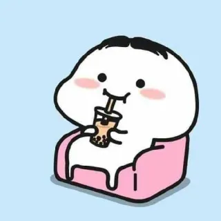 🥤 28c88215 Kartun, Bubble Tea, Lucu, Minuman, Kawaii, Makanan telegram sticker