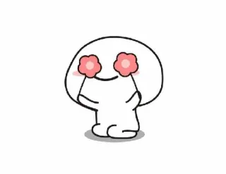 🌸 df83453c lucu, kartun, karakter, bunga, cinta telegram sticker