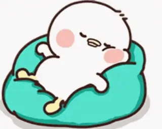 ⭐ 8aca25b6 卡通, 可爱, 困, 睡眠, 果冻, 放松 telegram sticker