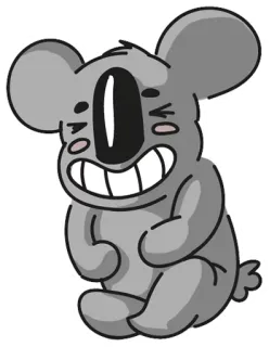😂 9be7e0cf koala, hewan, kartun, imut, stiker whatsapp sticker
