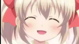 😍 1e568dc1 anime, cute, girl, smiling, cartoon whatsapp sticker