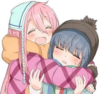 🤗 8bb01b3d Anime, Mignon, Câlin, Amitié, Dessin animé telegram sticker