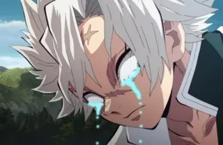 😭 500a3324 Sanemi Shinazugawa Demon Slayer อนิเมะ, ร้องไห้, เศร้า, ชินาสึกาวะ ซาเนมิ, ดาบพิฆาตอสูร telegram sticker