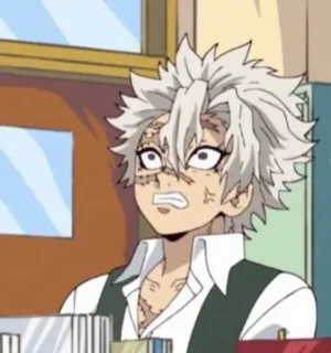 💢 97875585 Sanemi Shinazugawa Demon Slayer อนิเมะ, มังงะ, ซาเนมิ ชินาสึกาวะ, ดาบพิฆาตอสูร, ตัวละคร telegram sticker