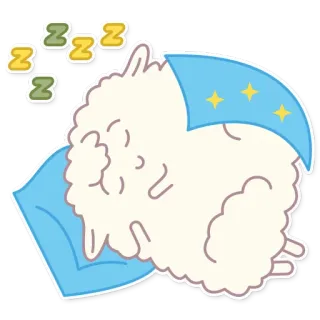 💤 57767047 zzz sono, dormindo, animal, fofo, zzz, travesseiro whatsapp sticker