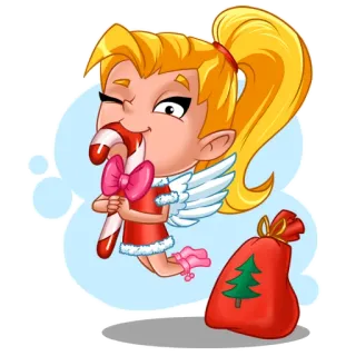 John&Eva New Year (@StickersDonate) telegram stickers