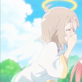 🌸 654bfea0 อนิเมะ, นางฟ้า, รัศมี, การ์ตูน, น่ารัก telegram sticker