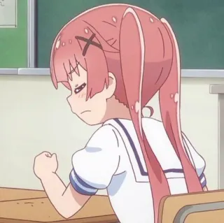 🌸 6ddaf76a อนิเมะผู้หญิง, โกรธ, น่ารัก, การ์ตูน, ชุดนักเรียน telegram sticker