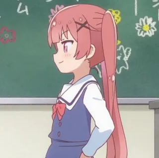 🌸 9199a33f อนิเมะ, การ์ตูน, ผู้หญิง, ชุดนักเรียน, น่ารัก, ภาพประกอบ telegram sticker