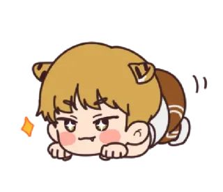 ✨ 597eaed3 Мультик, Милый, Животное, Персонаж, Наклейка, Каваий telegram sticker