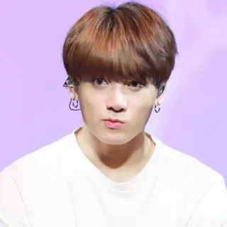 🍪 0392273b Jungkook kpop, cantante, musica, idol, boy band, ritratto whatsapp sticker