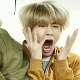 🍪 98843d85 persona, eccitato, bocca aperta, espressione, giallo whatsapp sticker