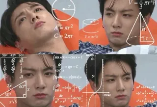 🖤 1590814c πr2
C = 2πτ
V = πr2h 数学, 方程式, 困惑, 思考, 梗, 计算 telegram sticker