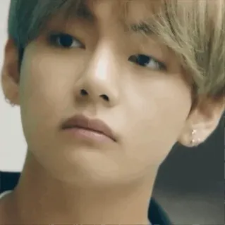 🖤 15fca123 V V, BTS, 金泰亨, 韩语, 韩国流行, 歌手 telegram sticker