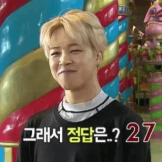 🖤 1f694b4b 그래서 정답은..? 韩语, 表情, jimin telegram sticker