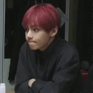 🖤 73e732f1 人物, 红发, 肖像, 室内 telegram sticker