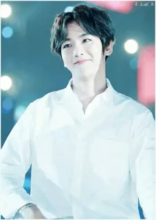 🐚 2db4461c Il ciel l- mann, person, porträt, kpop, sänger whatsapp sticker