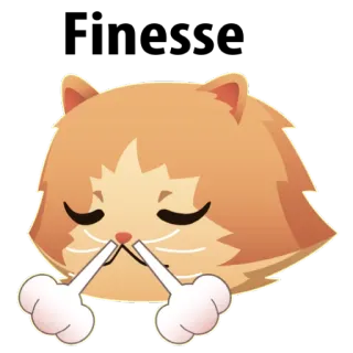 🐱 448a8af5 chat, odeur, dessin animé, animal whatsapp sticker