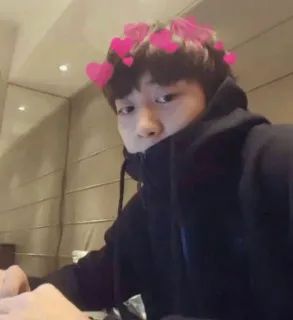 💙 af4a548e orang, hati, potret, selfie, imut whatsapp sticker