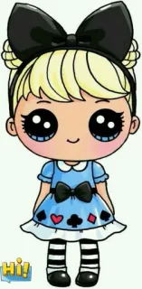 Cute Chibi's @Julesgifsandstickers telegram stickers