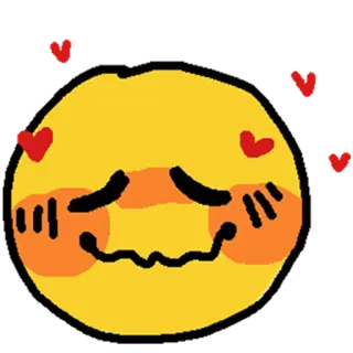 ❤️ 9d1b4eda Emoji, Amor, Corazones, Lindo, Feliz, Sonrojo telegram sticker