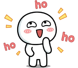 😂 eedd456c ho ho ho 卡通, 呵呵呵, 可爱, 快乐 telegram sticker
