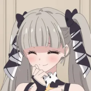 ✨ 6207403f 애니메이션, 소녀, 만화, 귀여운, 인물 사진, 미소, 여성, 캐릭터 telegram sticker