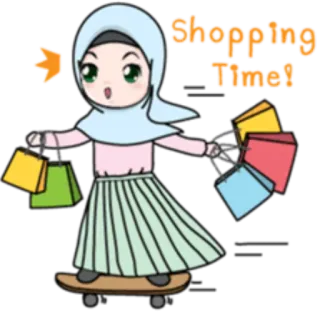 Cute Hijab👰 ~by @pixels_NFT telegram stickers