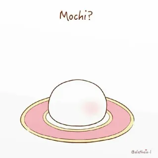 🍭 71a0e093 Mochi? Mochi, Jedzenie, Deser, Słodkie, Ciastko ryżowe telegram sticker