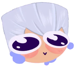 😭 0e86763d imut, kawaii, mata besar, stiker, karakter, kartun telegram sticker