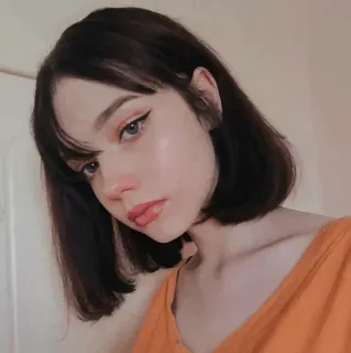 ⚓️ ee14c316 肖像, 女孩, 女人, 脸, 美丽 whatsapp sticker