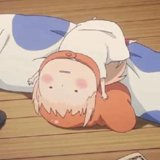 😐 179d04ce 애니메이션, 귀여운, 만화, 소녀, 편안한, 카와이 telegram sticker