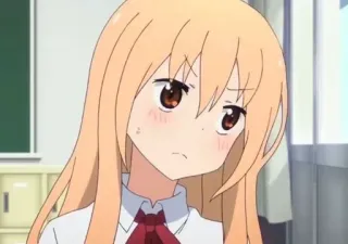 😒 a2f67fd1 애니메이션, 귀여운, 소녀, 캐릭터, 홍조 telegram sticker