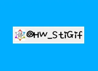 🙏 83b70bc9 @HW_StiGif Nutzername, Sticker, GIF telegram sticker