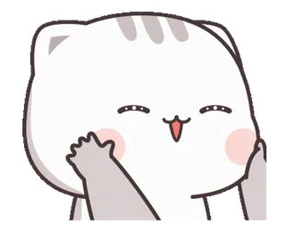 🥰 887168d5 แมว, น่ารัก, สติกเกอร์, การ์ตูน, สัตว์ telegram sticker