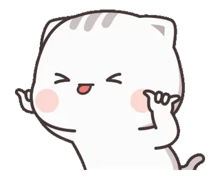 😝 ba4be6df แมว, น่ารัก, สัตว์, สติกเกอร์, การ์ตูน telegram sticker