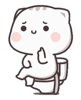 🤔 be526ad9 แมว, ห้องน้ำ, นิ้วกลาง, หยาบคาย, การ์ตูน telegram sticker