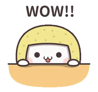 😮 d673dc7c WOW!! น่ารัก, ว้าว, ประหลาดใจ, อุทาน telegram sticker