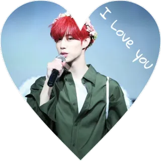 😍 60fd23bd I Love you 愛, 人, ハート, 花, かわいい, ロマンチック telegram sticker